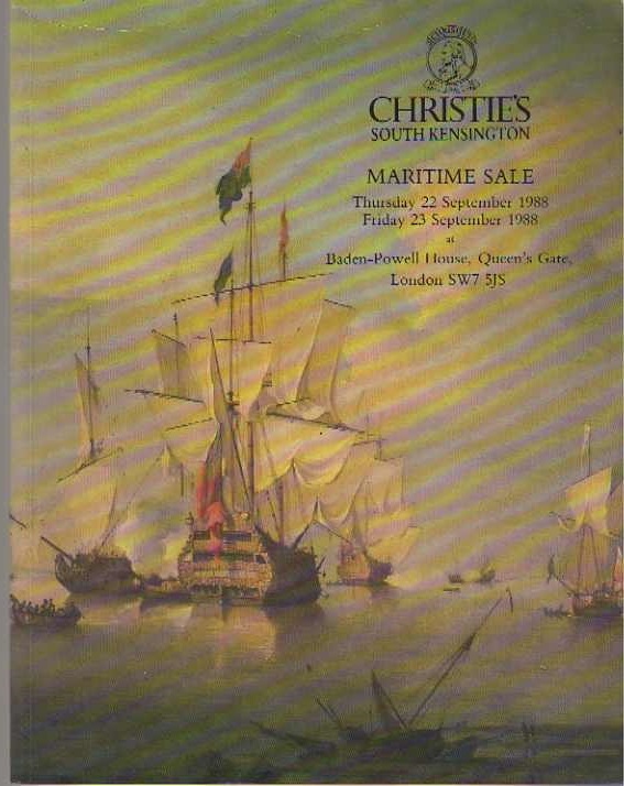 Christies September 1988 Maritime Sale (Digital Only)