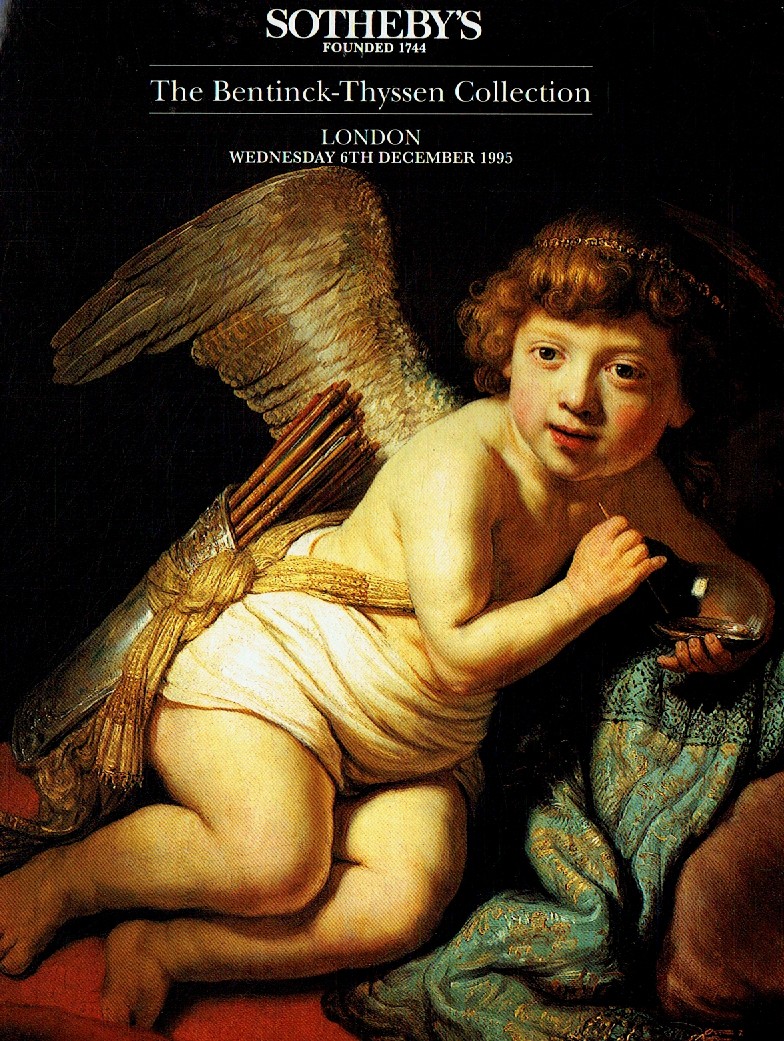 Sothebys December 1995 The Bentinck-Thyssen Collection of Old Mas (Digital Only