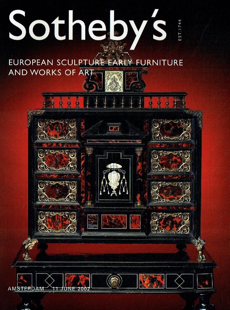 Sothebys June 2002 European Sculpture, Furniture, Works of Art (Digital Only)