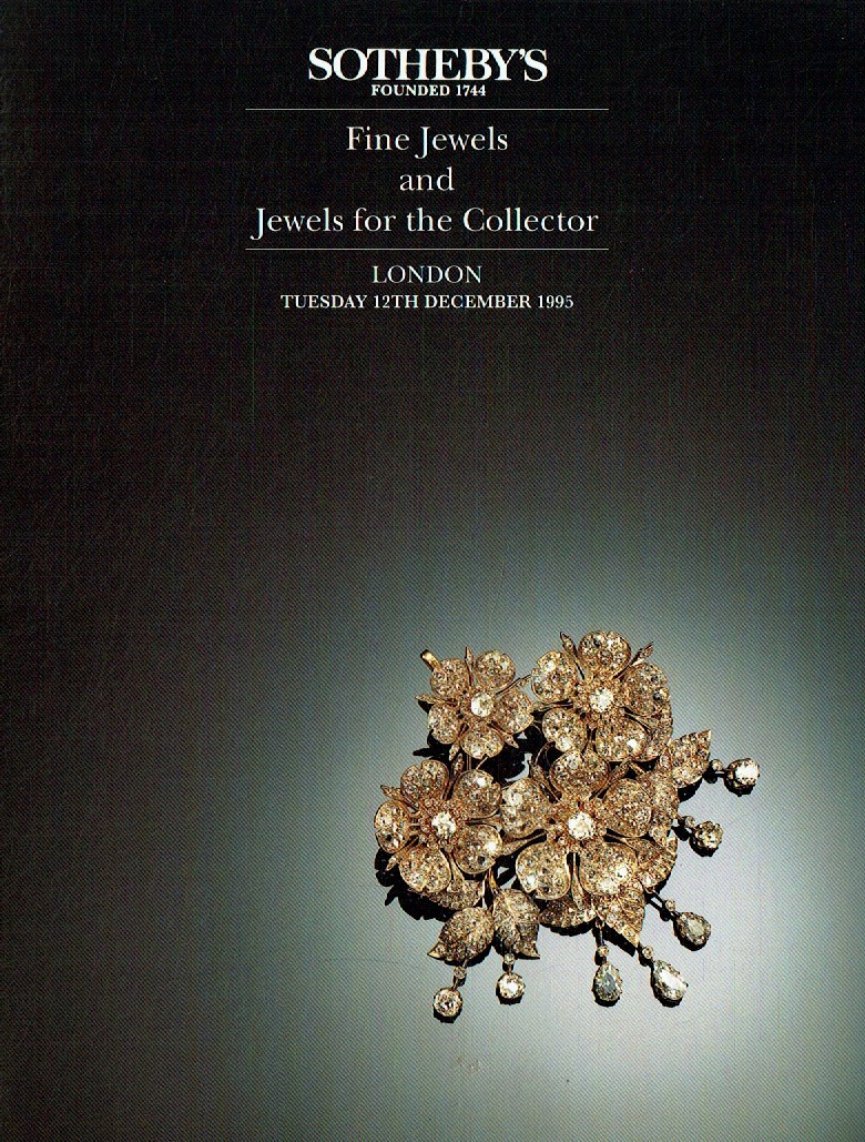 Sothebys December 1995 Fine Jewels and Jewels for The Collector (Digital Only)
