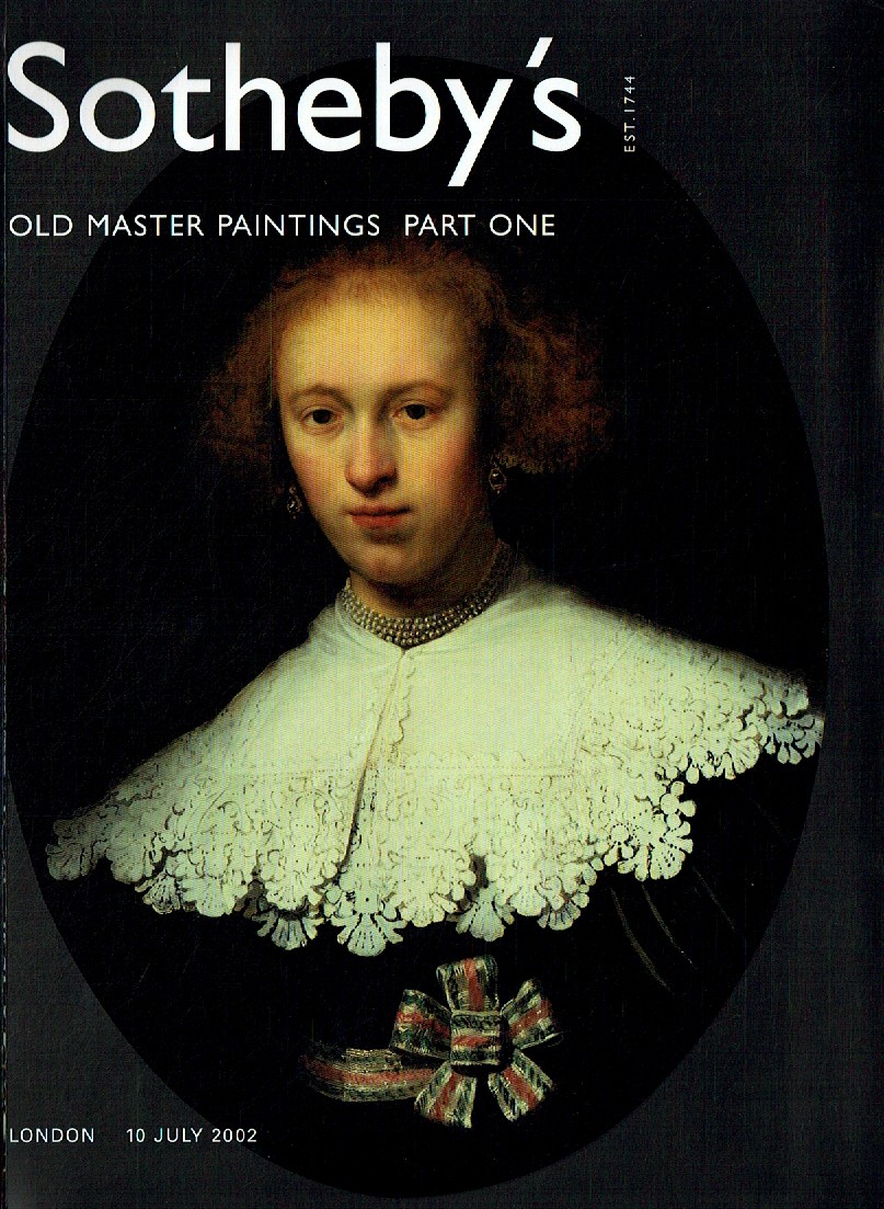 Sothebys July 2002 Old Master Paintings (Digital Only)