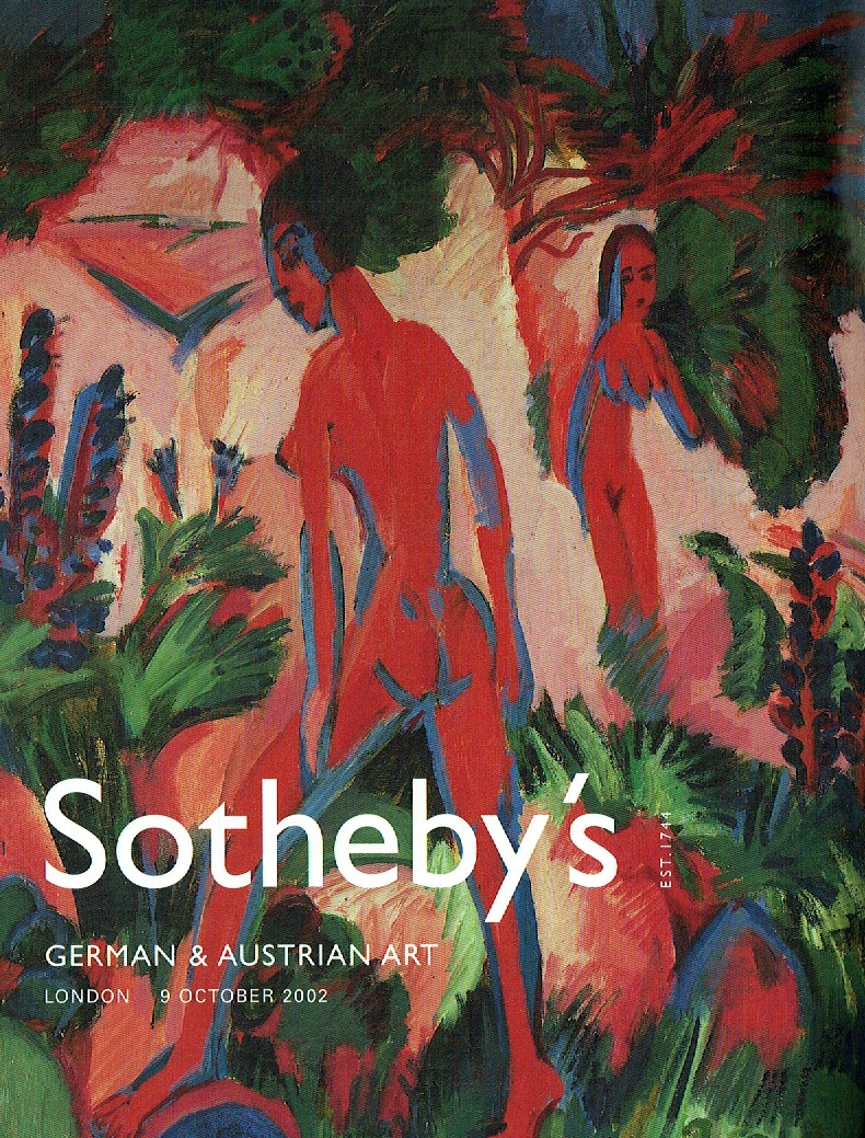 Sothebys October 2002 German & Austrian Art (Digital Only)