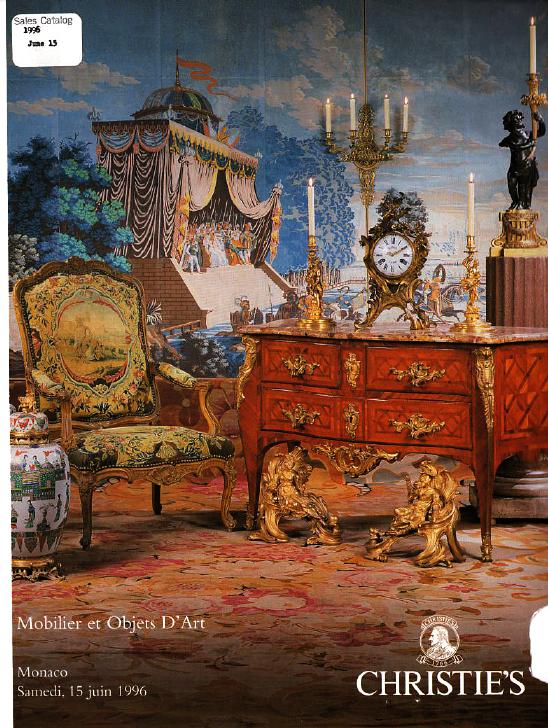Christies June 1996 French Furniture & Works of Art (Digital Only)