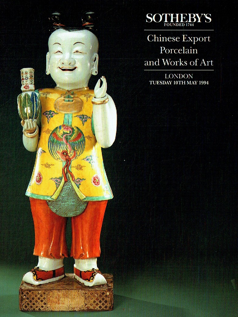 Sothebys May 1994 Chinese Export Porcelain & Works of Art (Digitial Only)