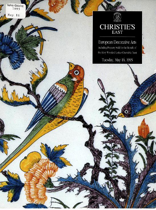 Christies May 1995 European Decorative Arts including Property s (Digital Only)