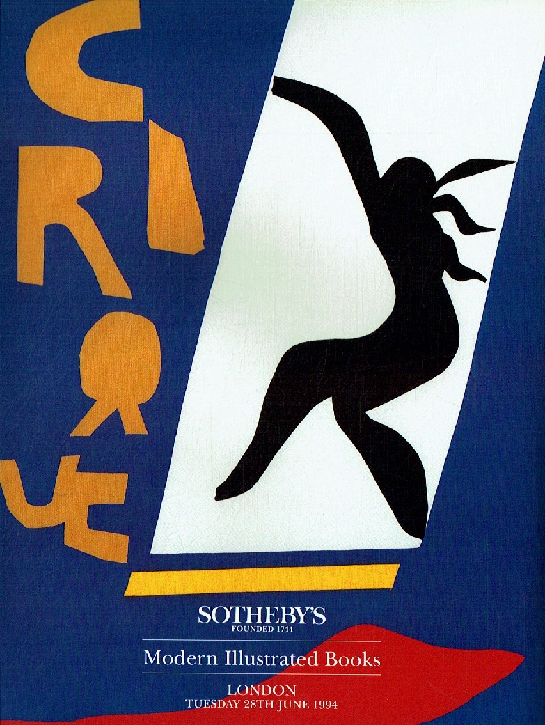 Sothebys June 1994 Modern Illustrated Books (Digitial Only)