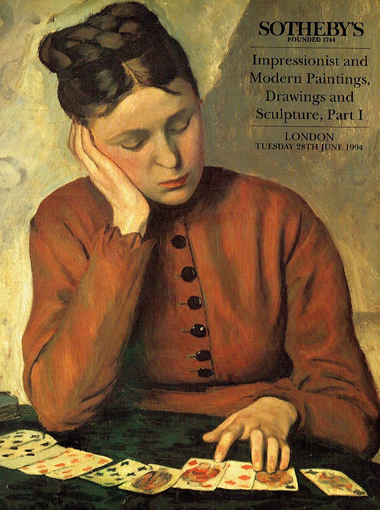 Sothebys June 1994 Impressionist and Modern Paintings, Drawings a (Digital Only)