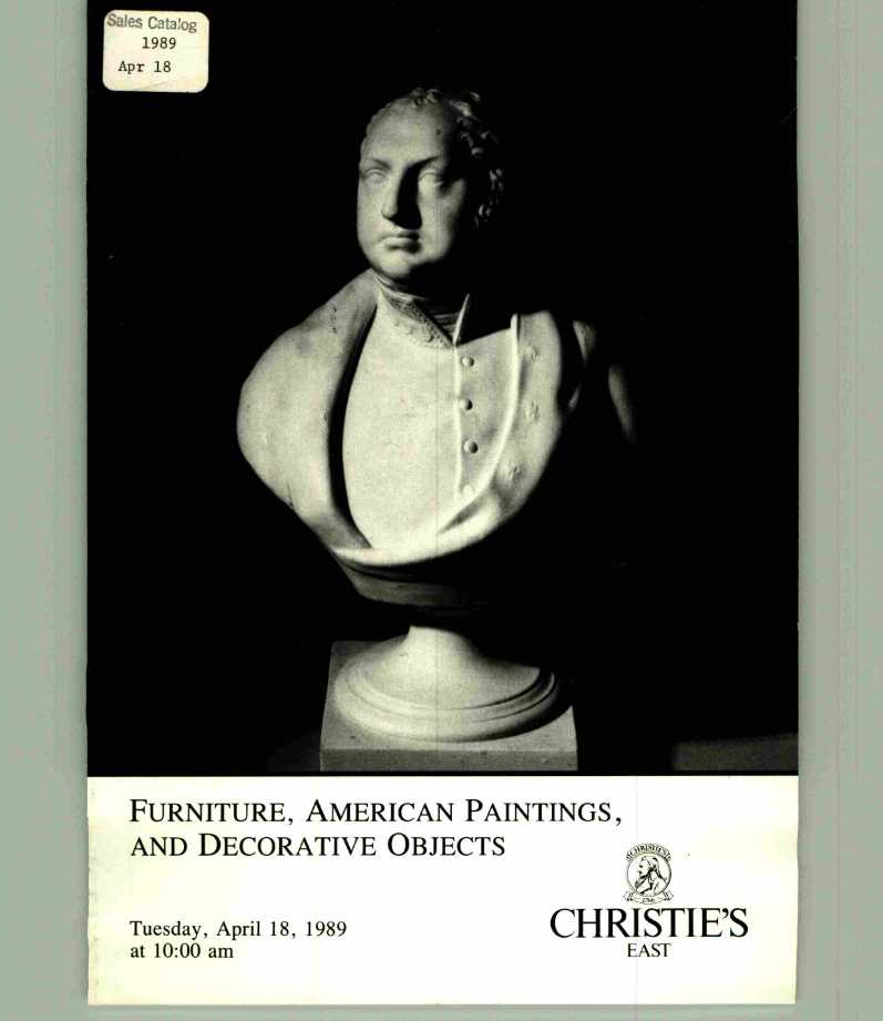 Christies April 1989 Furniture, American Paintings, & Decorative (Digital Only)