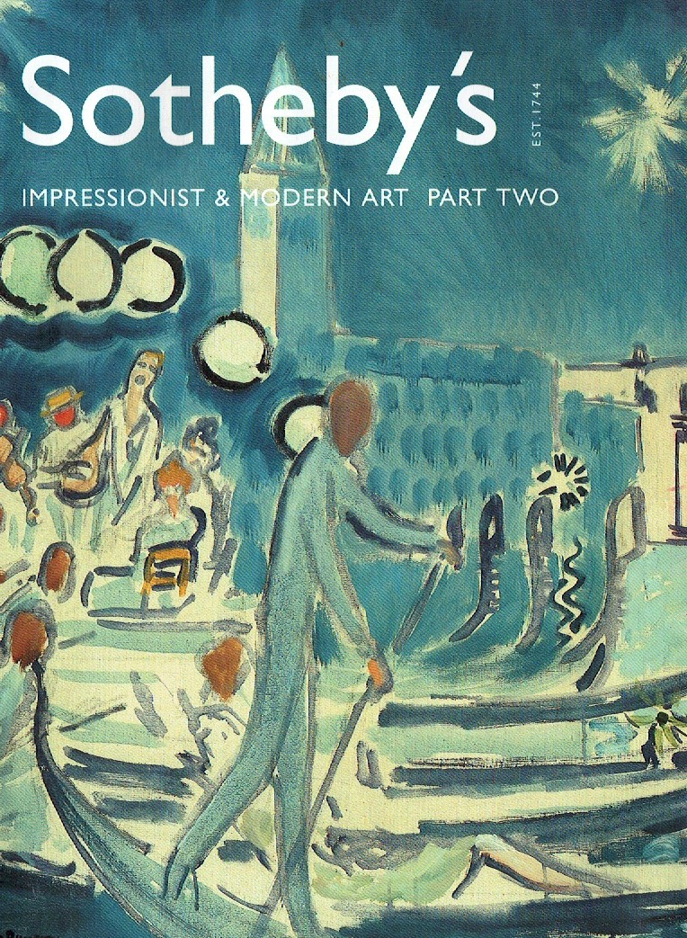 Sothebys May 2001 Impressionist and Modern Art Part Two (Digitial Only)