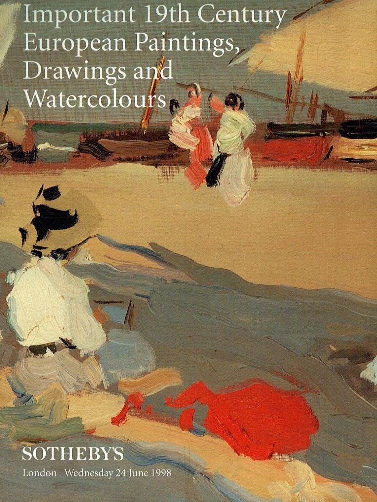 Sothebys June 1998 Important 19th Century European Paintings, Dra (Digital Only)