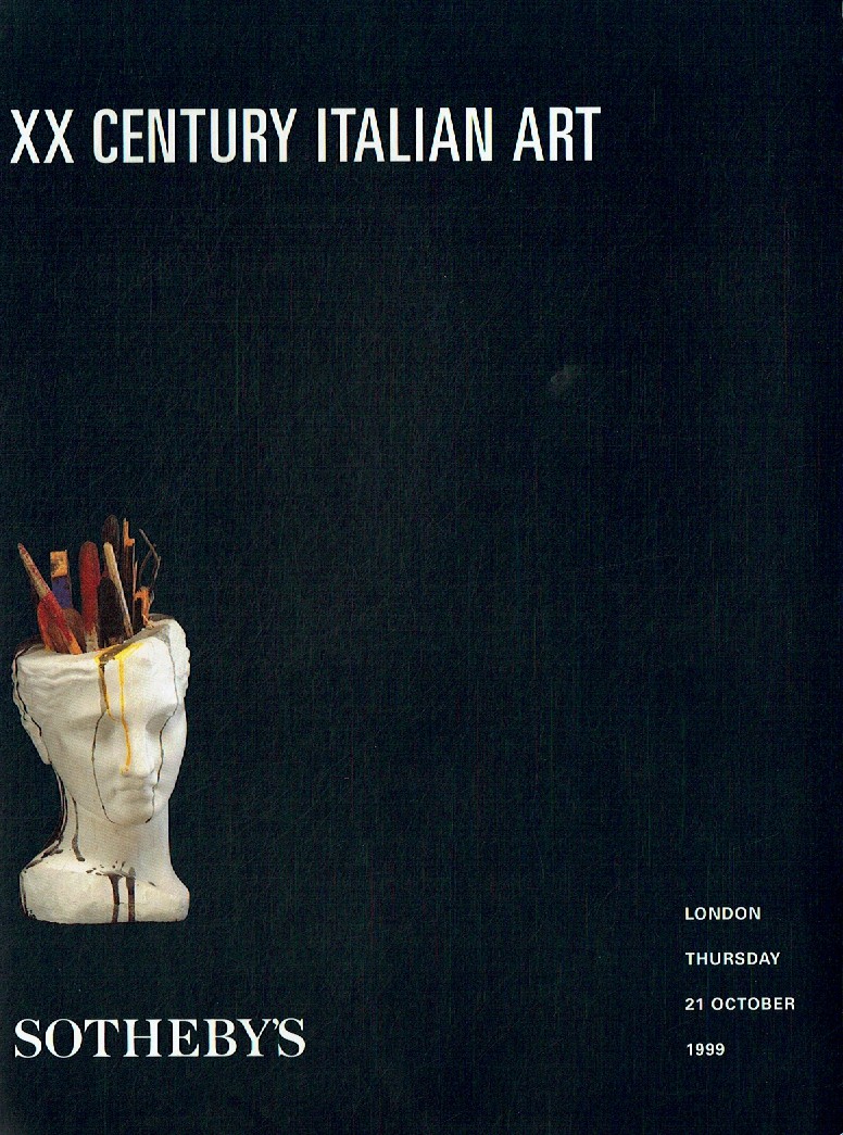 Sothebys October 1999 20th Century Italian Art (Digital Only)