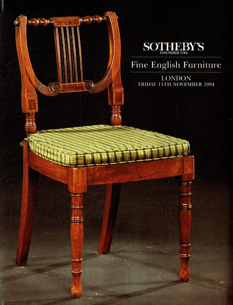 Sothebys November 1994 Fine English Furniture (Digital Only)