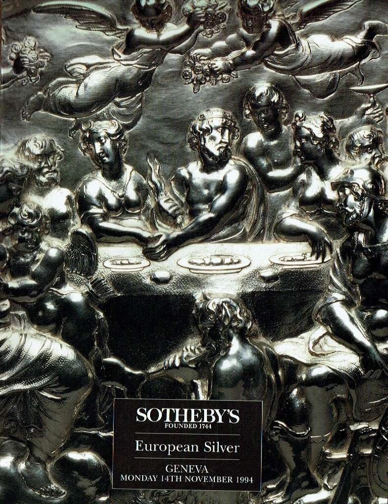 Sothebys November 1994 European Silver (Digitial Only)