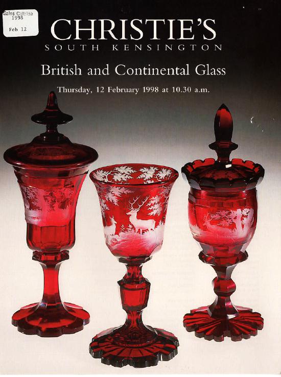Christies February 1998 British & Continental Glass (Digitial Only)