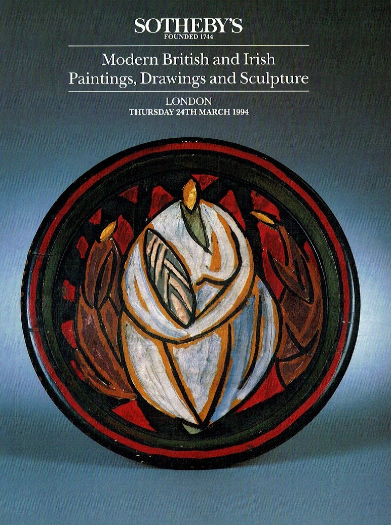 Sothebys March 1994 Modern British and Irish Paintings, Drawings (Digital Only)