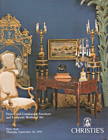 Christies September 1995 French and Continental Furniture and Eu (Digital Only)