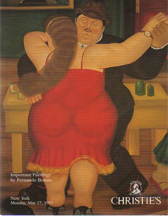 Christies May 1993 Important Paintings by Fernando Botero (Digital Only)