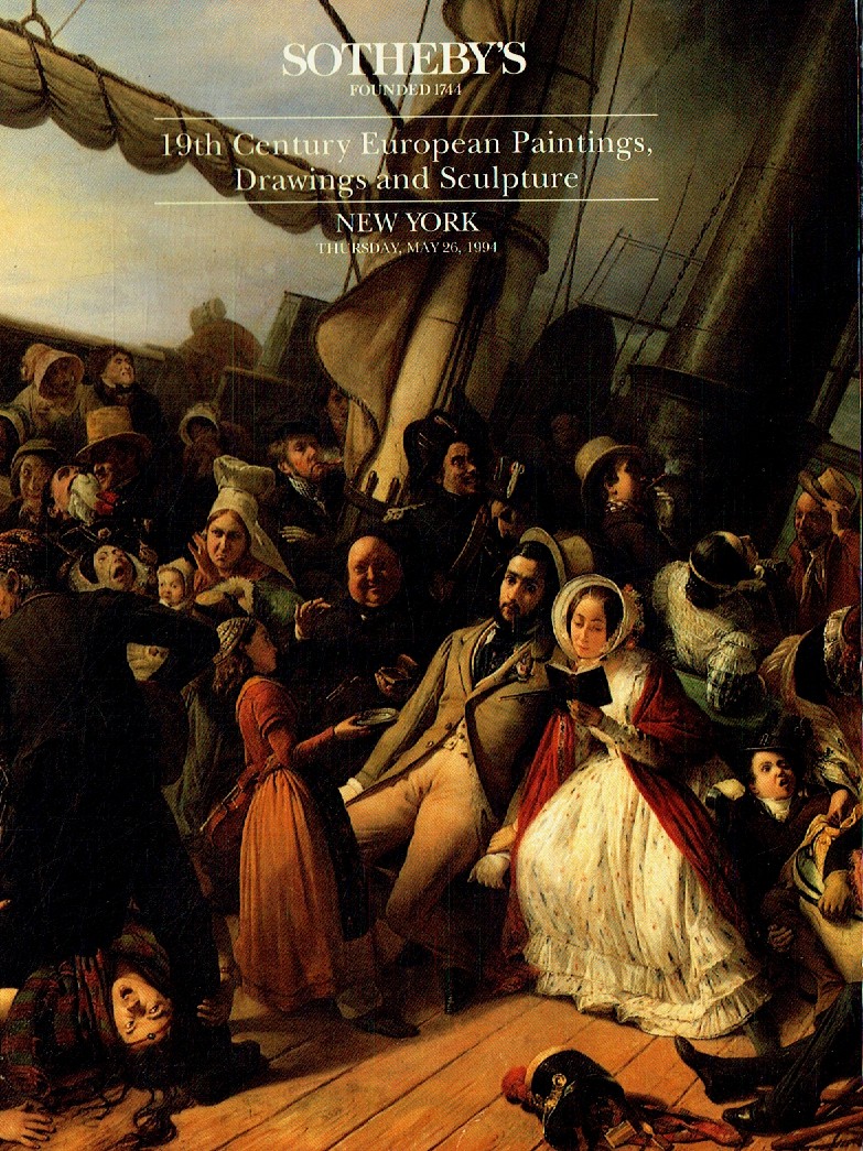 Sothebys May 1994 19th Century European Paintings, Drawings and S (Digital Only