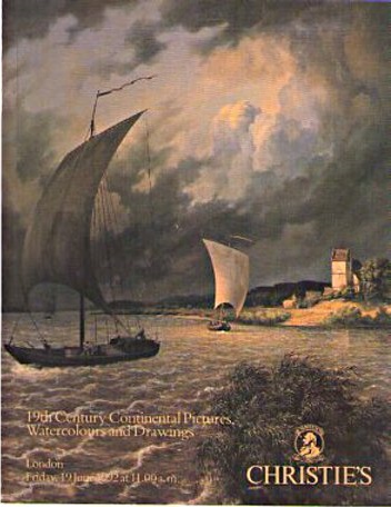 Christies June 1992 19th Century Continental Pictures Watercolou (Digital Only)
