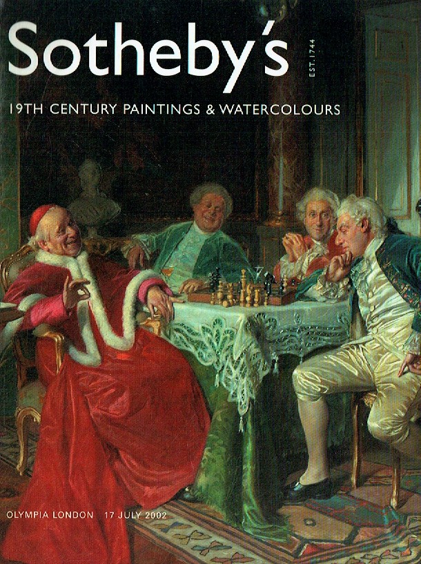 Sothebys July 2002 19th Century paintings & Watercolours (Digital Only)