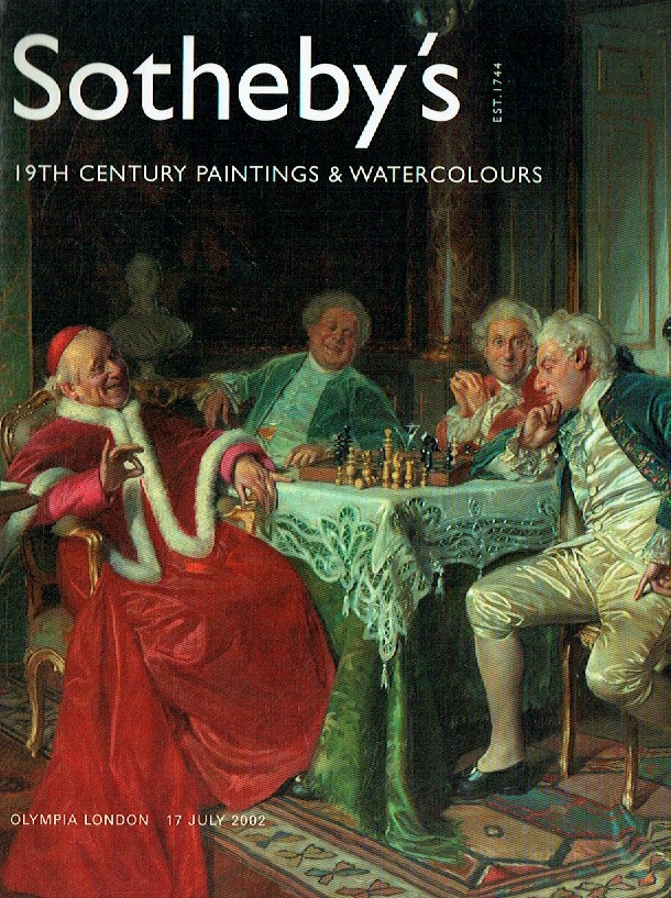 Sothebys July 2002 19th Century paintings & Watercolours (Digital Only)