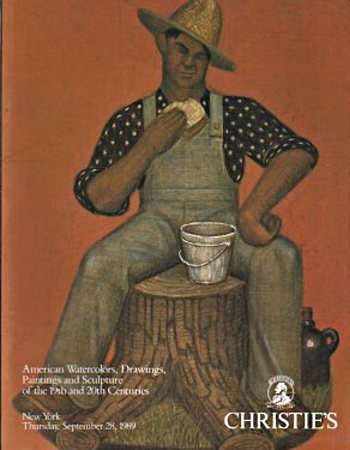 Christies September 1989 American Watercolors, Drawings, Paintin (Digital Only)