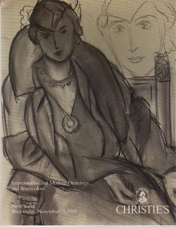 Christies November 1989 Impressionist & Modern Drawings etc (Digital Only)