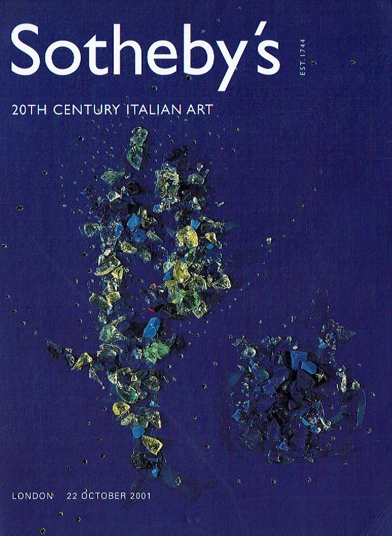 Sothebys October 2001 20th Century Italian Art (Digital Only)