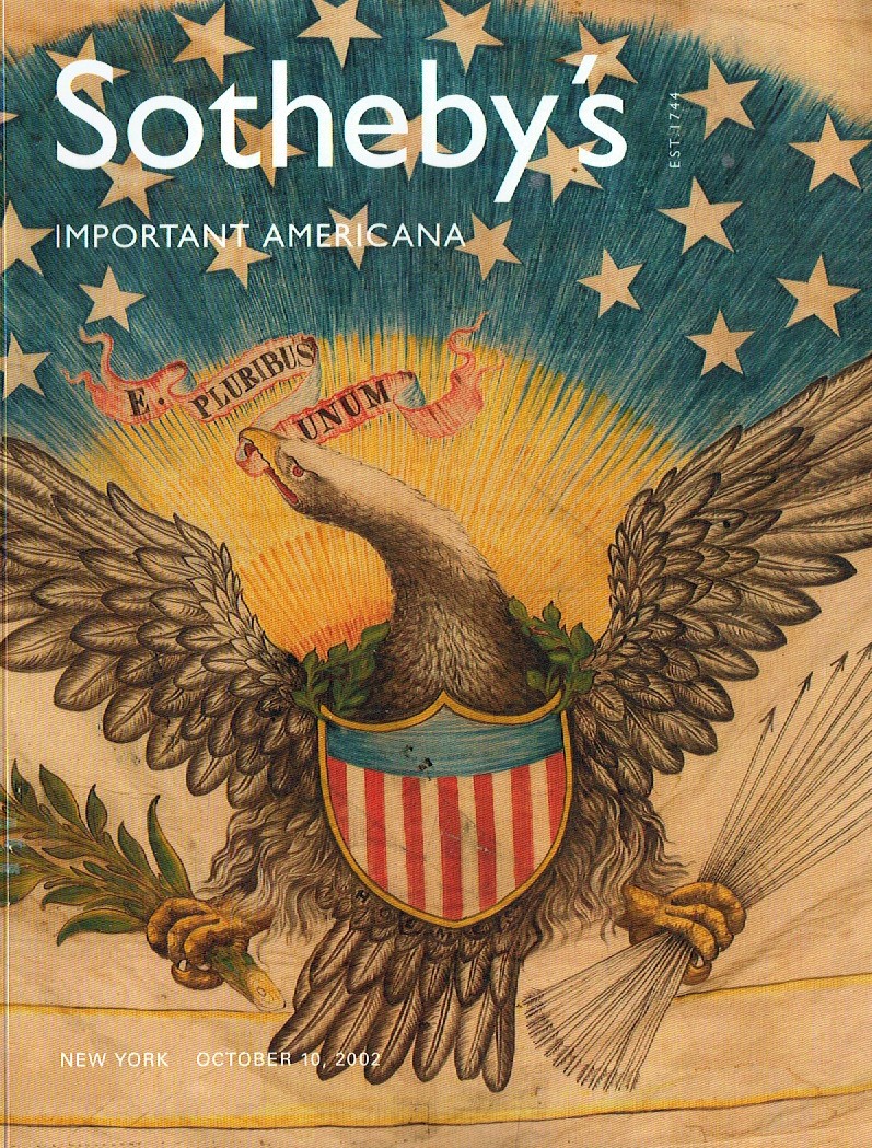 Sothebys October 2002 Important Americana (Digital Only)