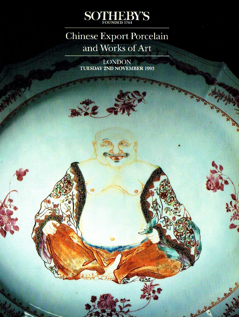 Sothebys November 1993 Chinese Export Porcelain & Works of Art (Digital Only)