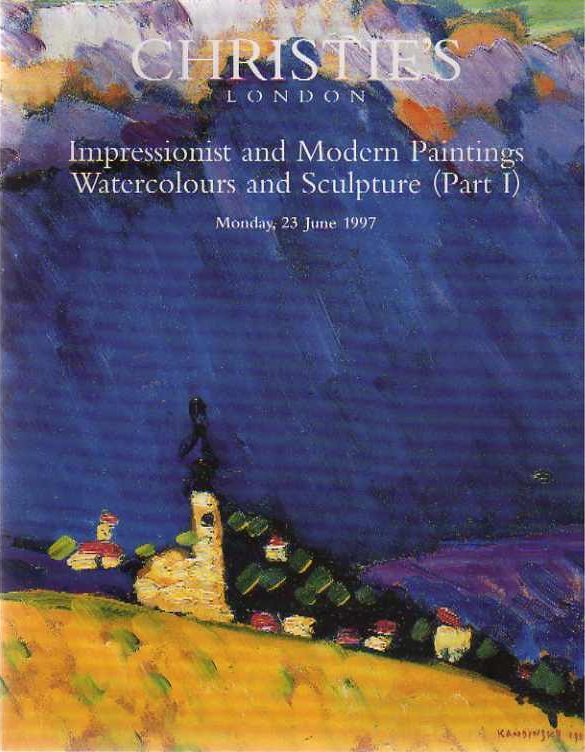 Christies June 1997 Impressionist & Modern Paintings, Watercolou (Digital Only)