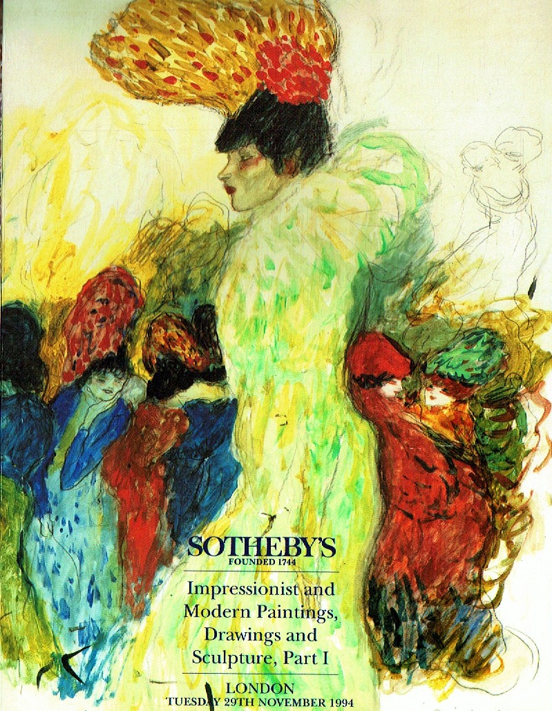 Sothebys Nov 1994 Impressionist and Modern Paintings Part I (Digital Only)