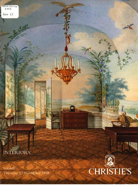 Christies November 1994 Interiors (Digital Only)
