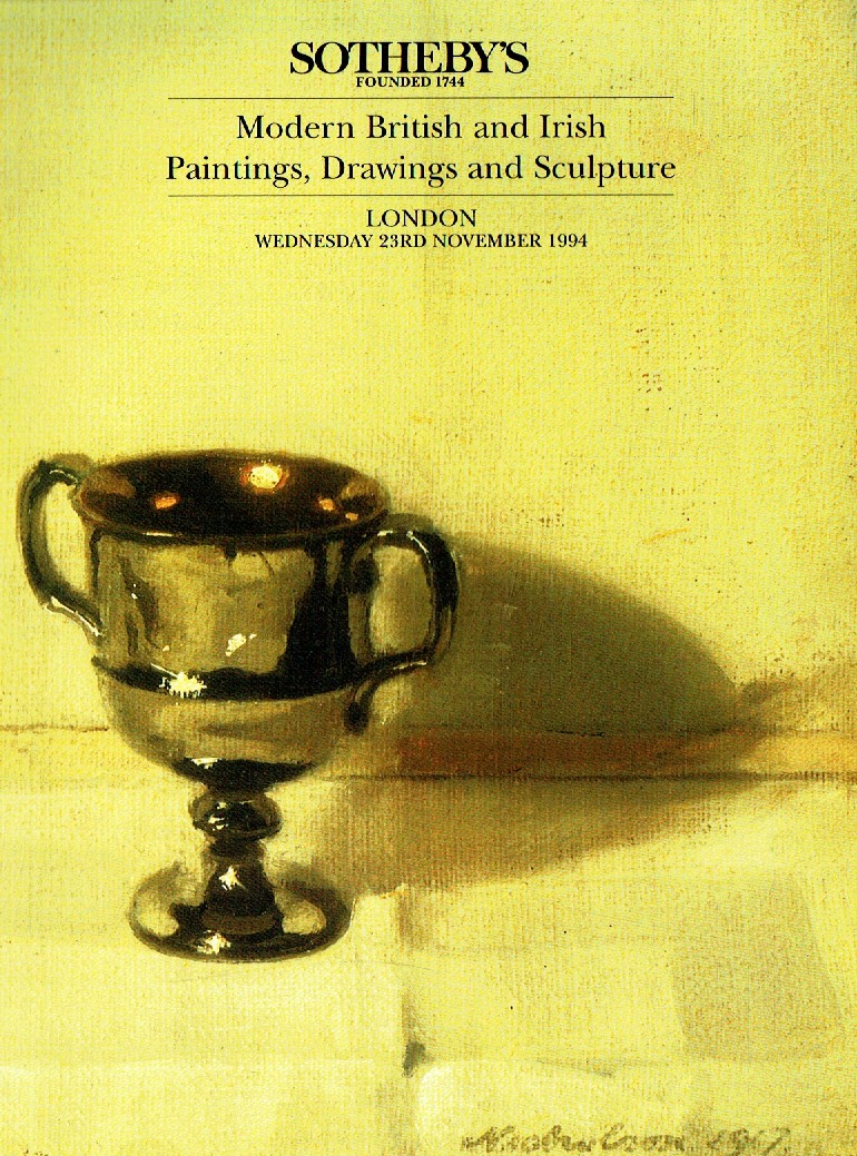 Sothebys November 1994 Modern British, Irish Paintings, Drawings (Digital Only)