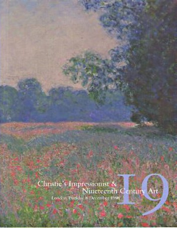 Christies December 1998 Impressionist & Nineteenth Century Art (Digital Only)