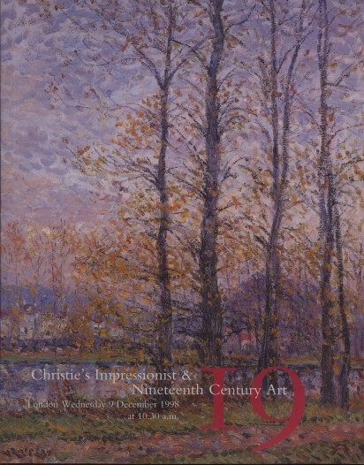 Christies December 1998 Impressionist & Nineteenth Century Art (Digitial Only)