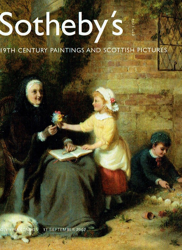 Sothebys September 2002 19th Century paintings and Scottish Pictu (Digital Only