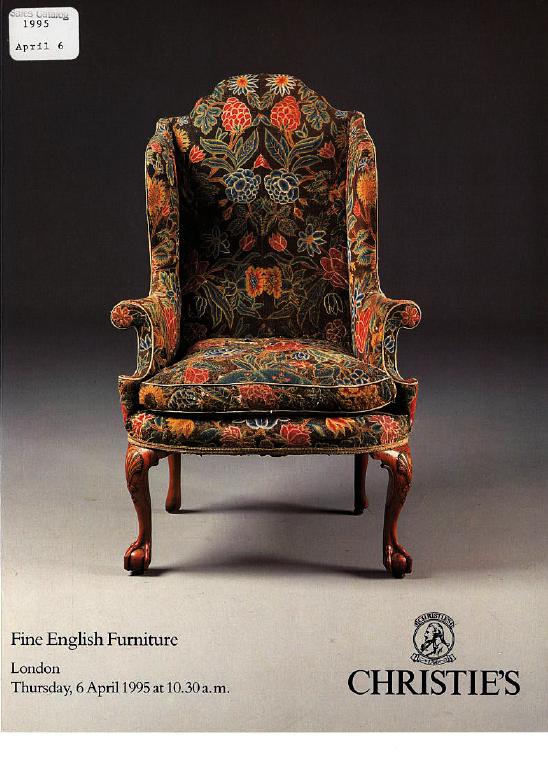 Christies April 1995 Fine English Furniture (Digitial Only)
