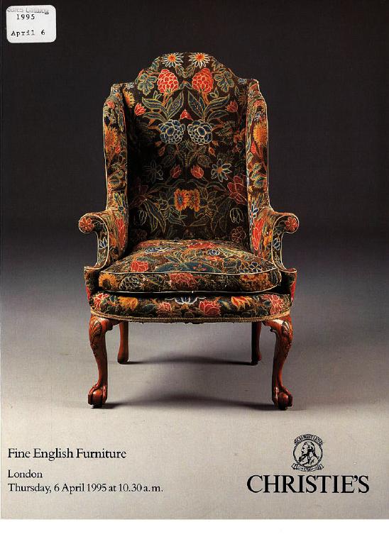 Christies April 1995 Fine English Furniture (Digital Only)