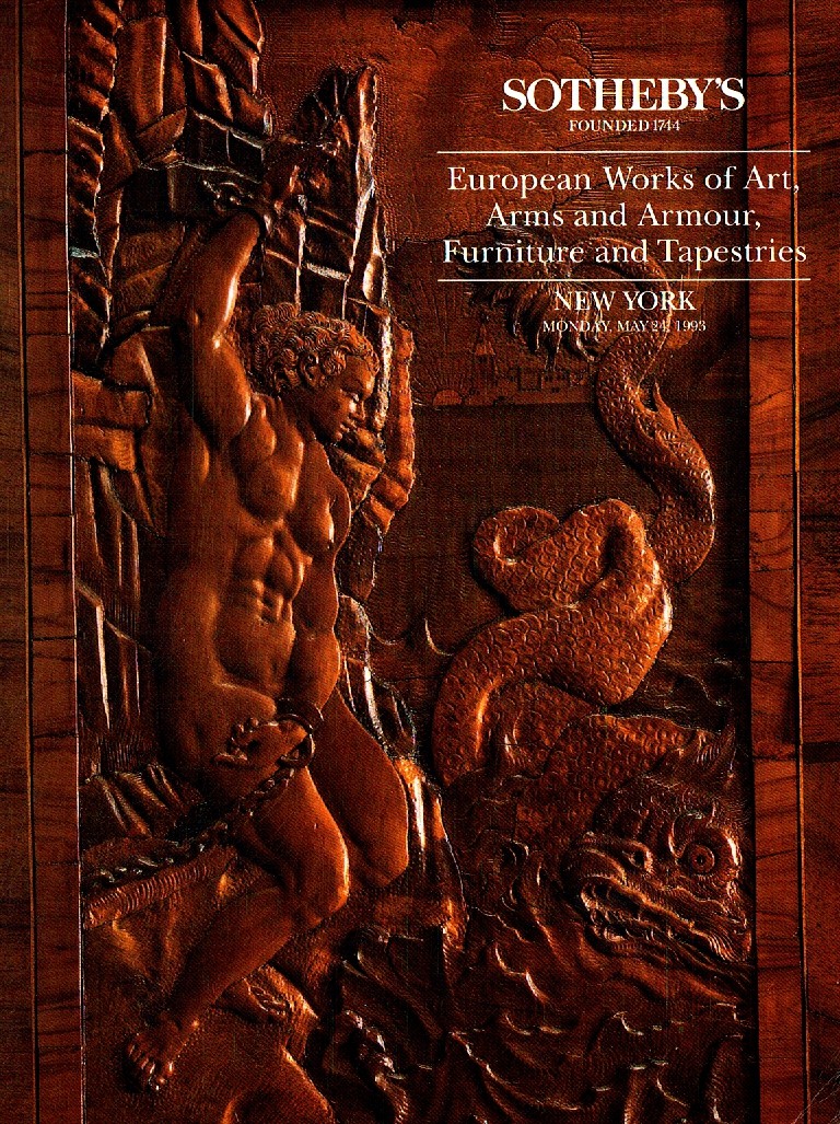 Sothebys May 1993 European Works of Art, Arms & Armour, Furniture (Digital Only