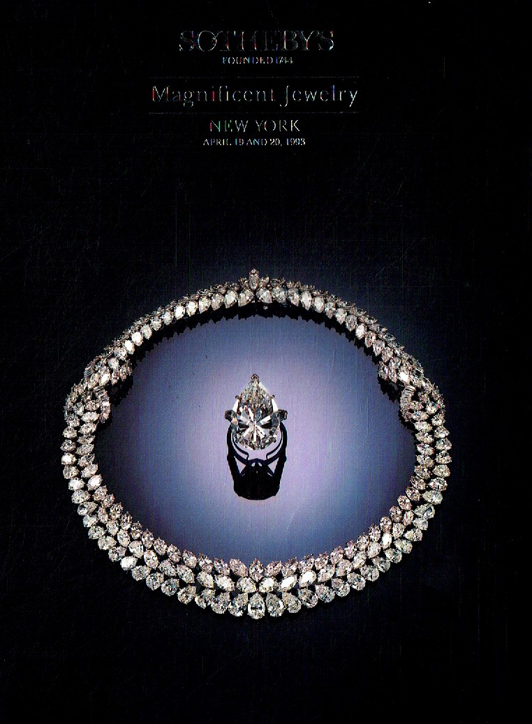 Sothebys & 20th April 1993 Magnificent Jewellery (Digital Only)