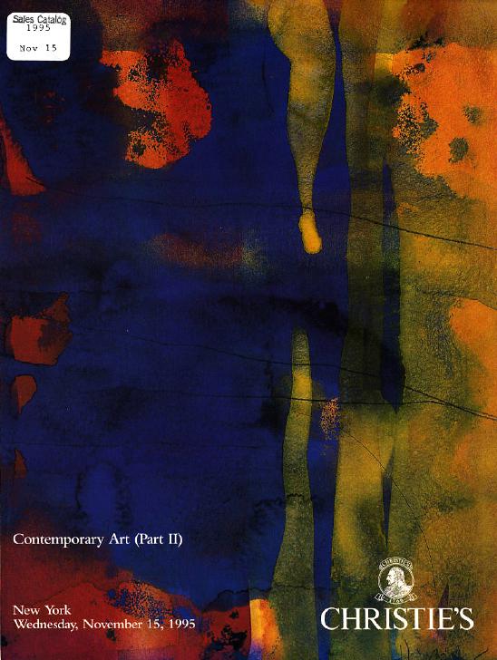 Christies November 1995 Contemporary Art (Part II) (Digital Only)