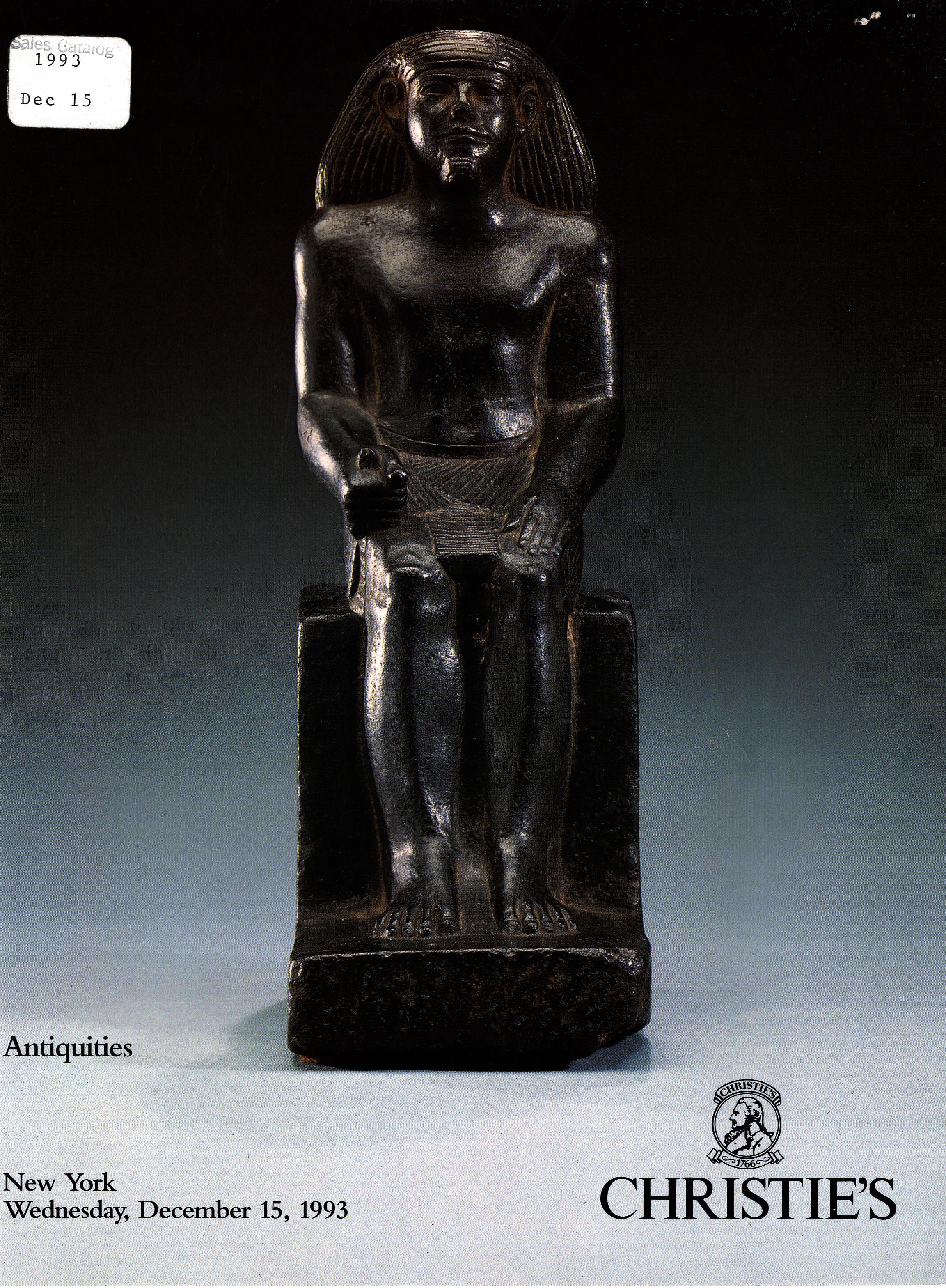 Christies December 1993 Antiquities (Digital Only)