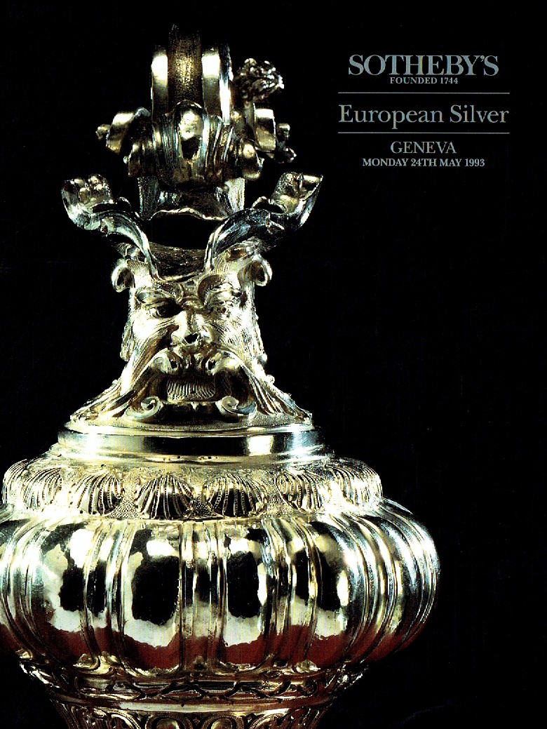 Sothebys May 1993 European Silver (Digital Only)