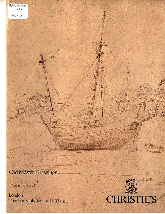 Christies July 1994 Old Master Drawings (Digitial Only)