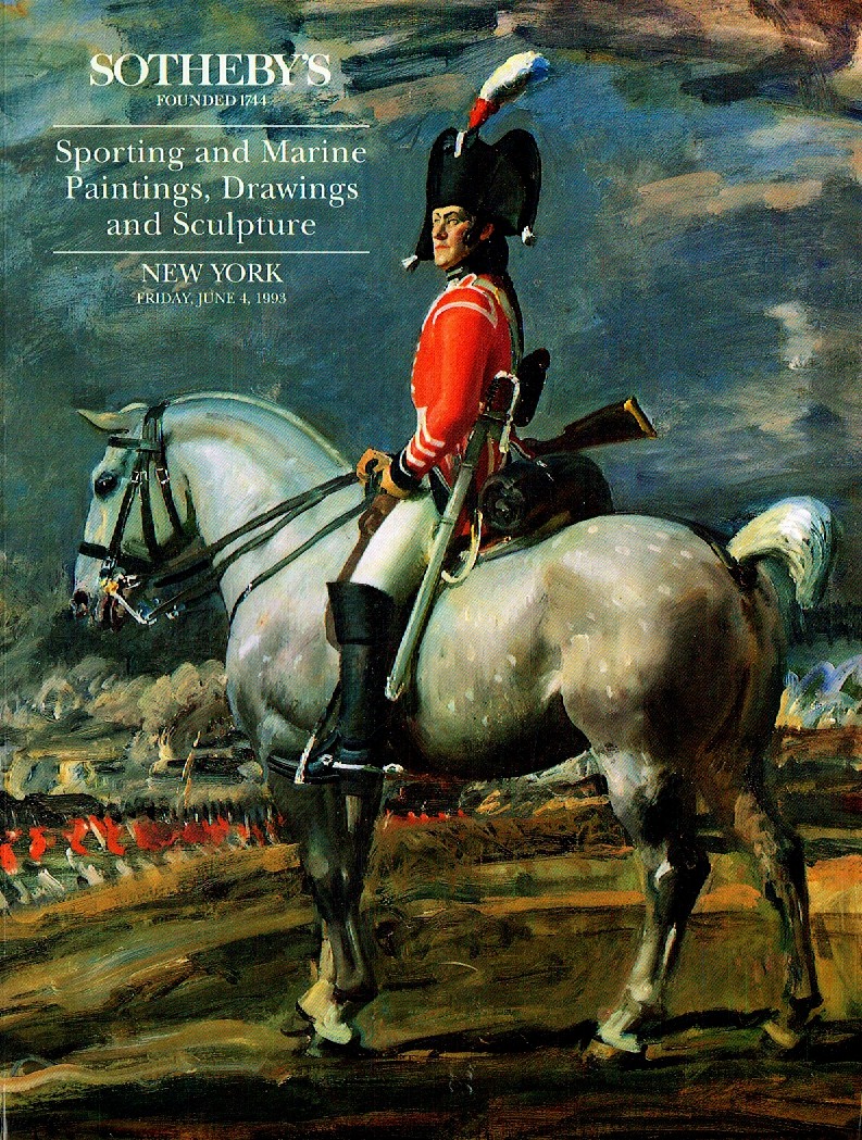 Sothebys June 1993 Sporting and Marine Paintings, Drawings & Scul (Digital Only