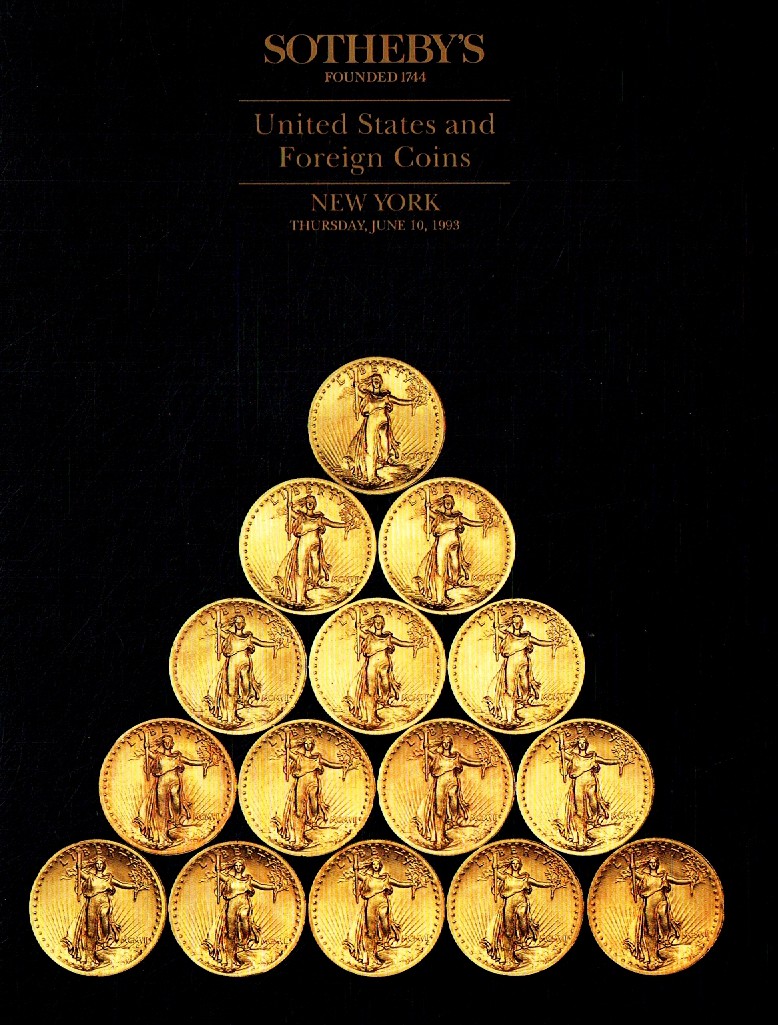Sothebys June 1993 United States and Foreign Coins (Digital Only)