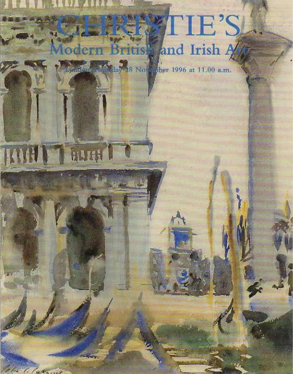 Christies November 1996 Modern British & Irish Art (Digital Only)