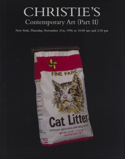 Christies November 1996 Contemporary Art Part II (Digital Only)