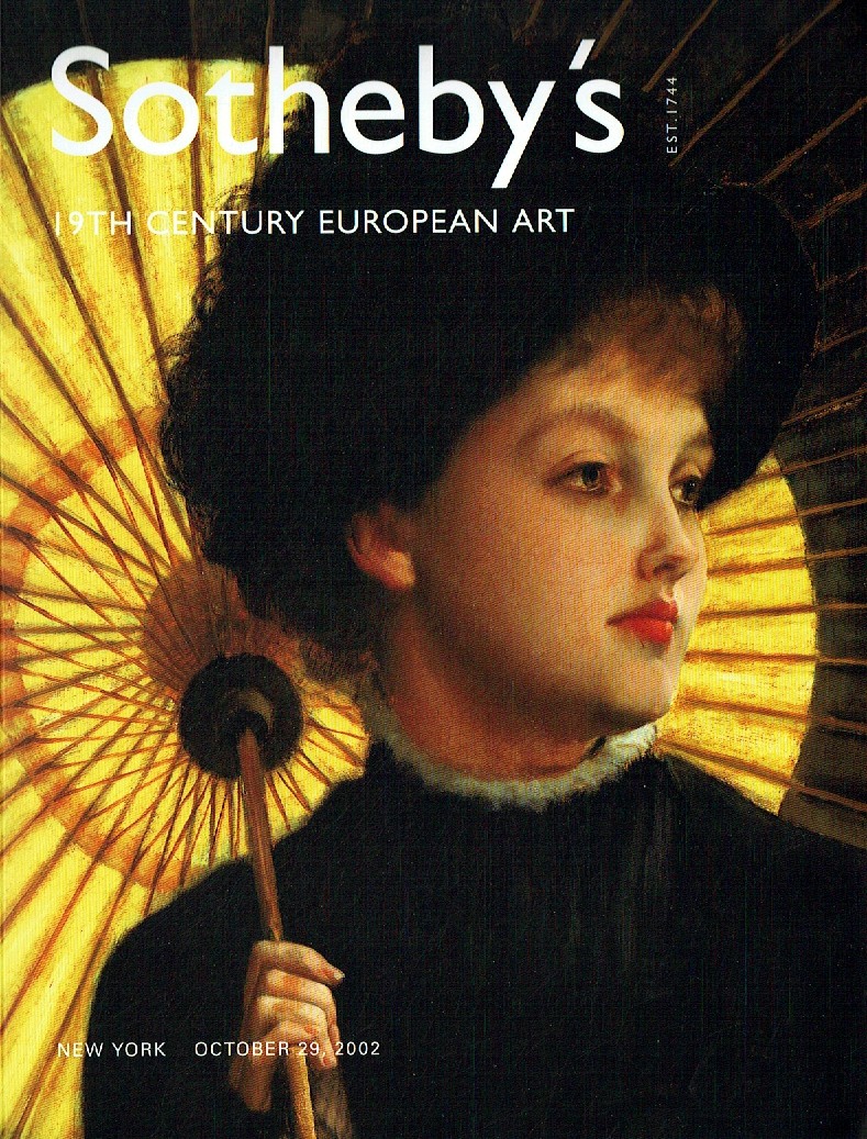 Sothebys October 2002 19th Century European Art (Digital Only)
